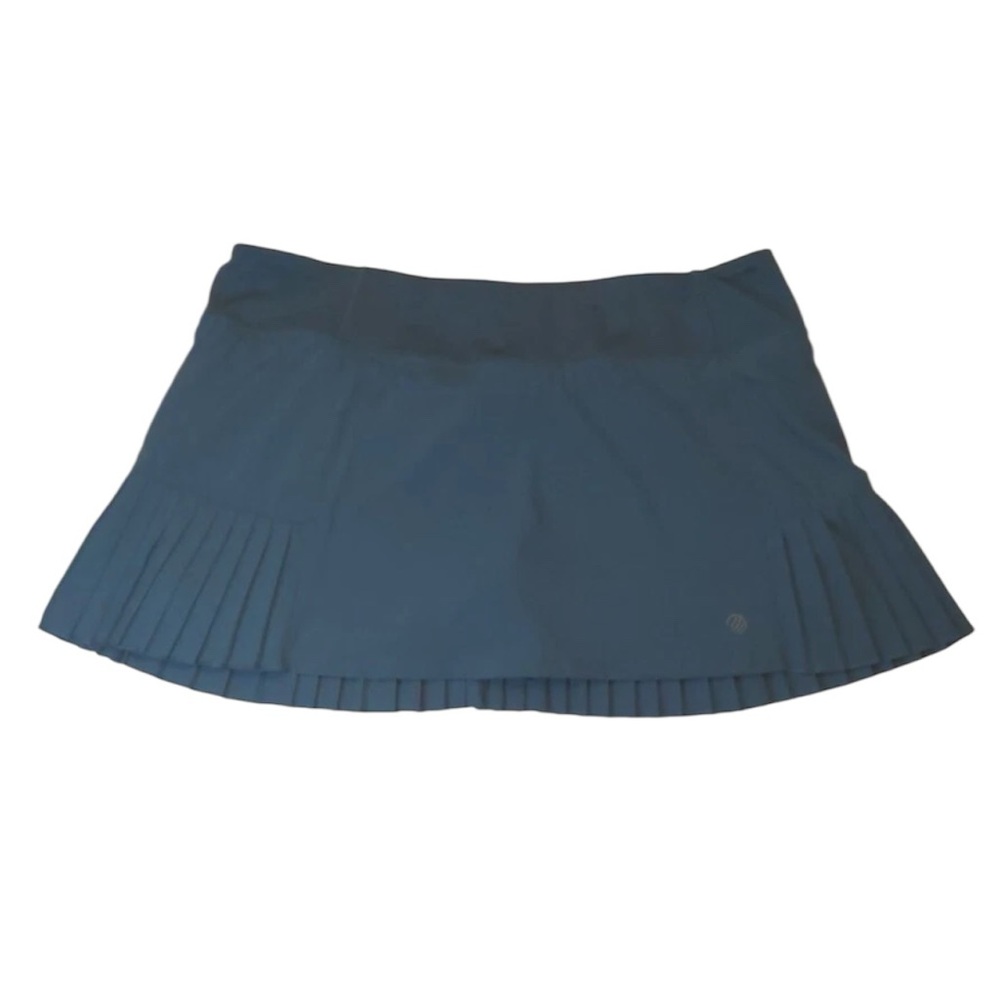 MPG Blue Athletic Mini A-Line Skirt